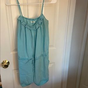 Mango blue romper